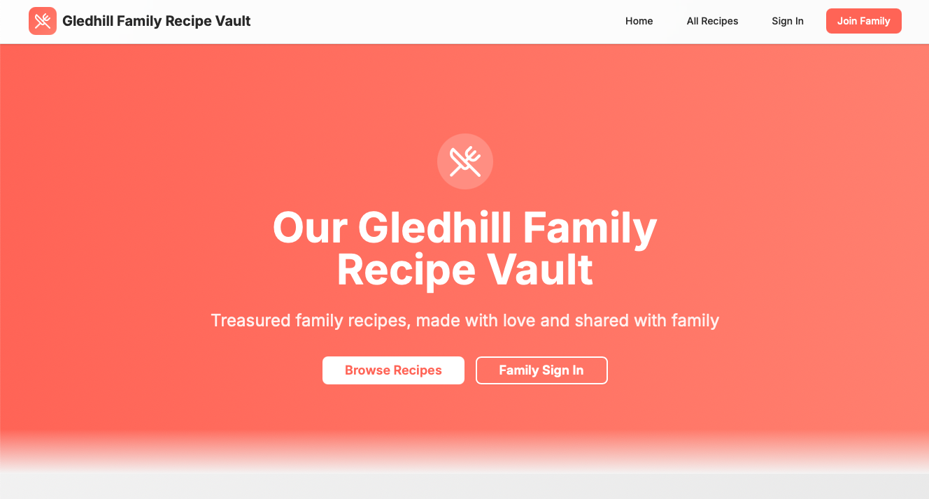 Gledhill Recipe Vault